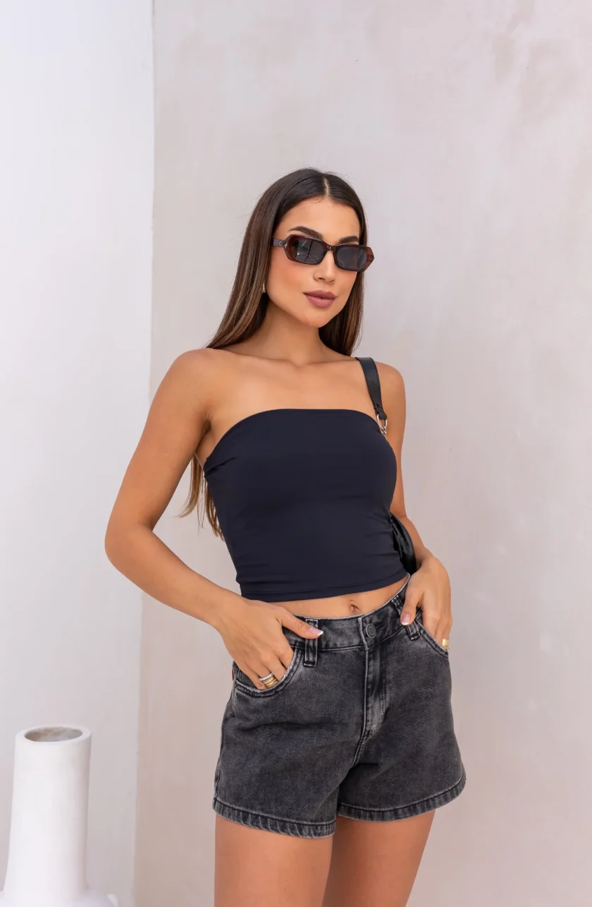 Bermuda jeans jorts: cobertura com irreverência